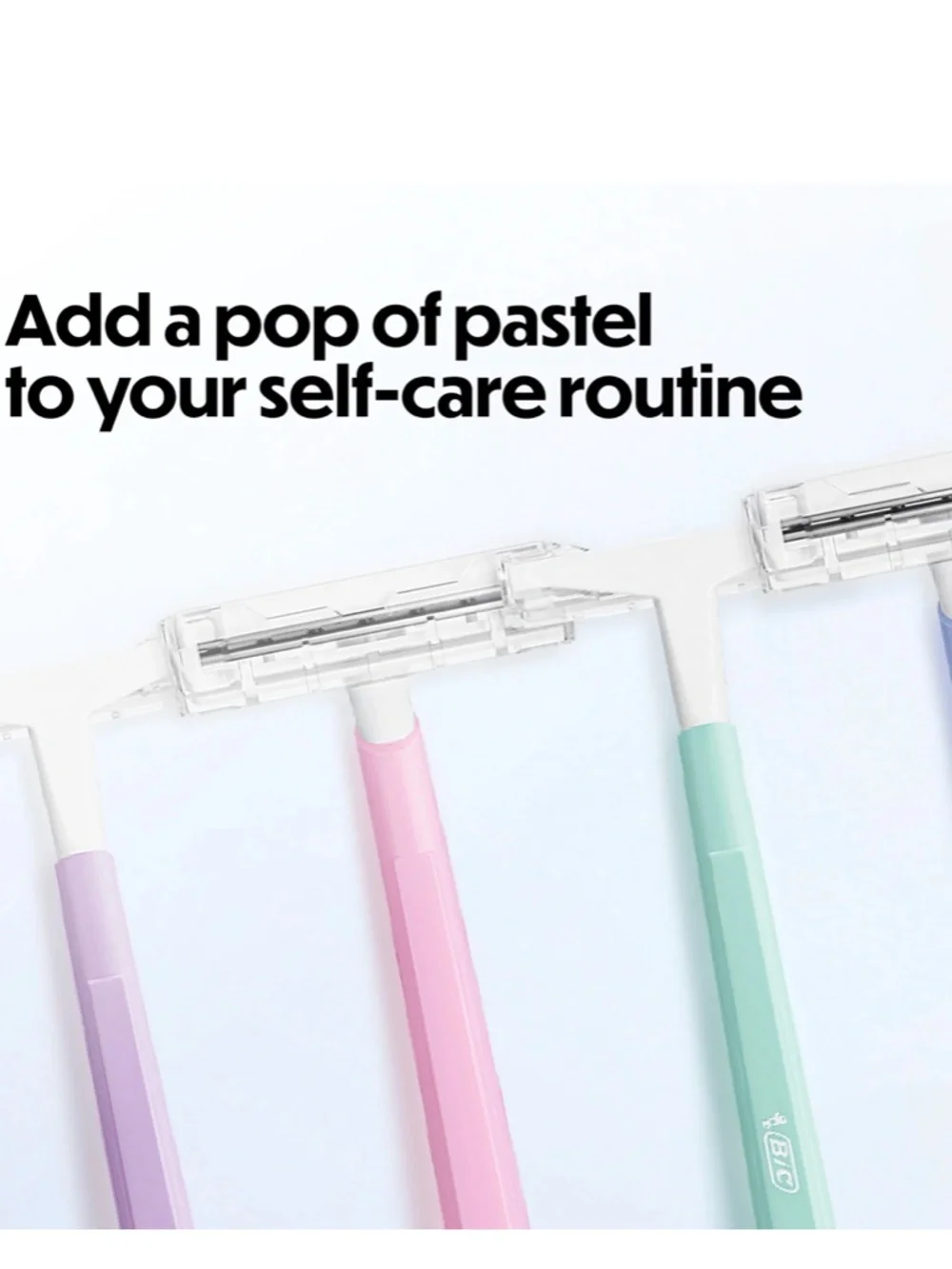 BIC Silky Touch Women's Disposable Razors with 2 Blades, 18-Pack